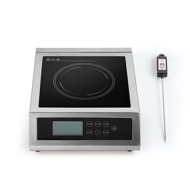 Thermo Pro sans fil via connexion Bluetooth, température précise détectée, table de cuisson à induction 3 500 W, portable, brûleur professionnel Pro Chef entièrement certifié de qualité commerciale, AM-CD112