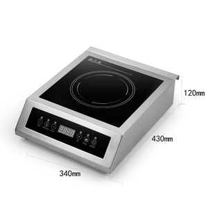 Comptoir à induction commercial 3500 W 240 V, portable, cuisinière électrique haute puissance, brûleur rapide et cuisson uniforme, AM-CD108