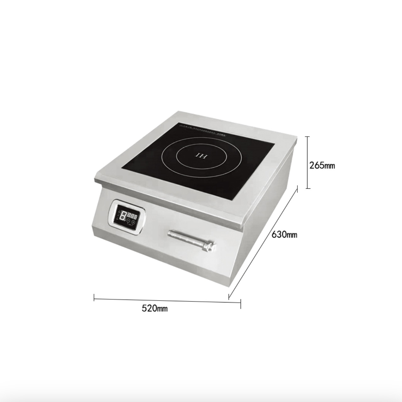 Fabricant grossiste de cuisinières à induction de comptoir commercial 8KW de Guangdong Chine, AM-CD801