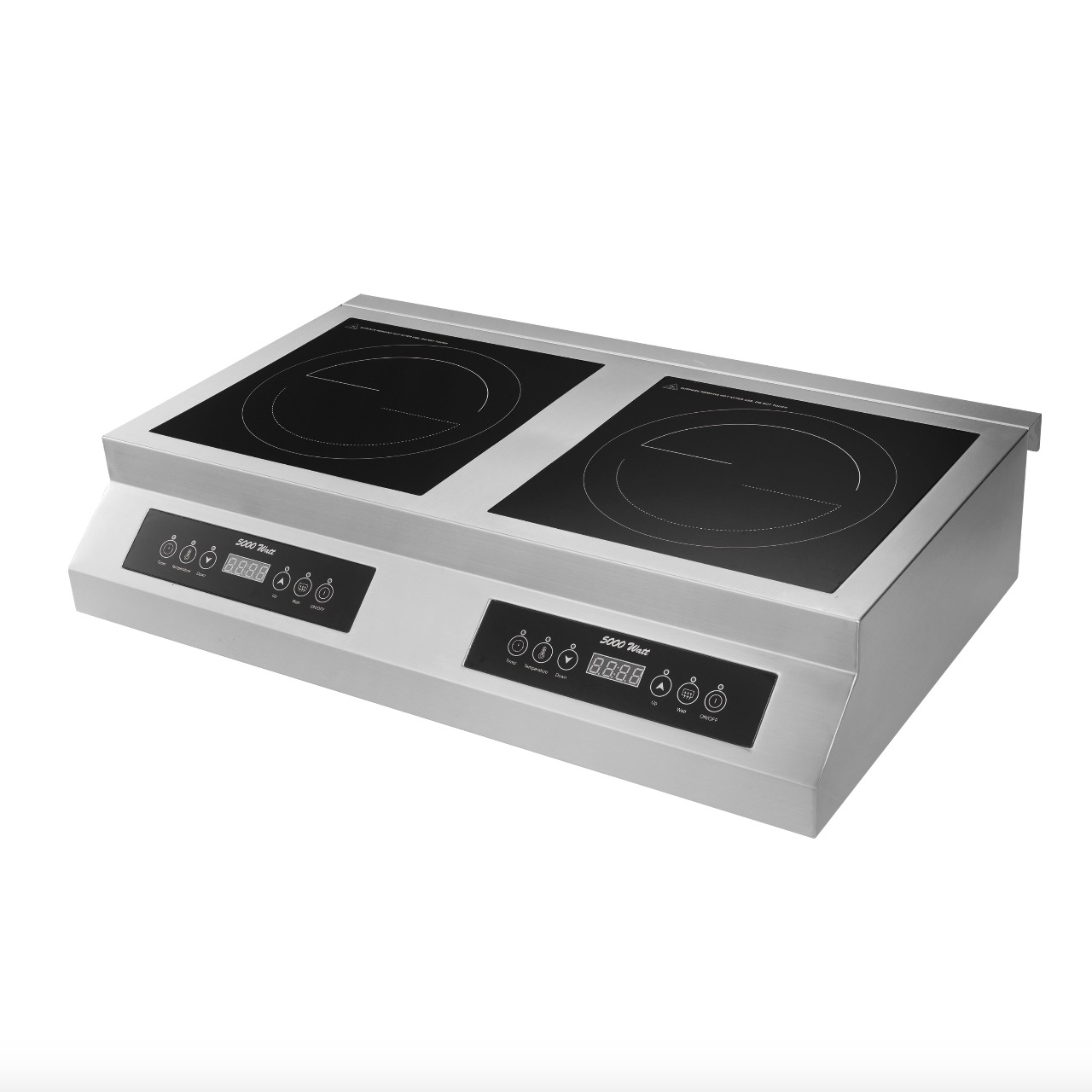 Fabricant de table de cuisson à double induction économe en énergie de 5 000 W + 5 000 W en Chine, AM-CD206