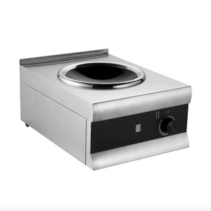 Fournisseur de table de cuisson à induction commerciale (grand volume) avec grande puissance 5000W, AM-CDT101W